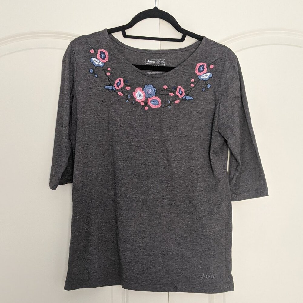 Jeep women's embroidered T-shirt